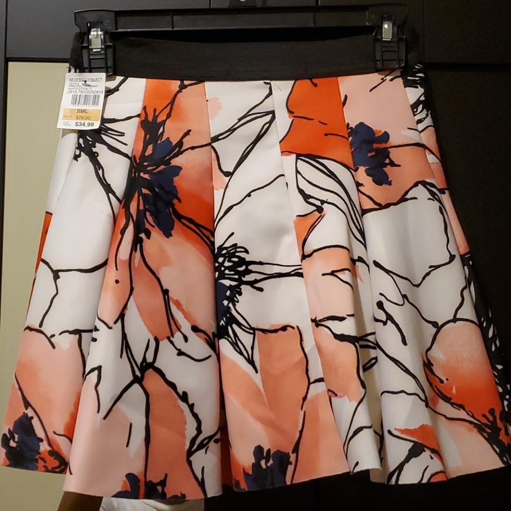Floral Mini Skirt
